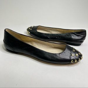 MICHAEL Michael Kors Black Studded Flats